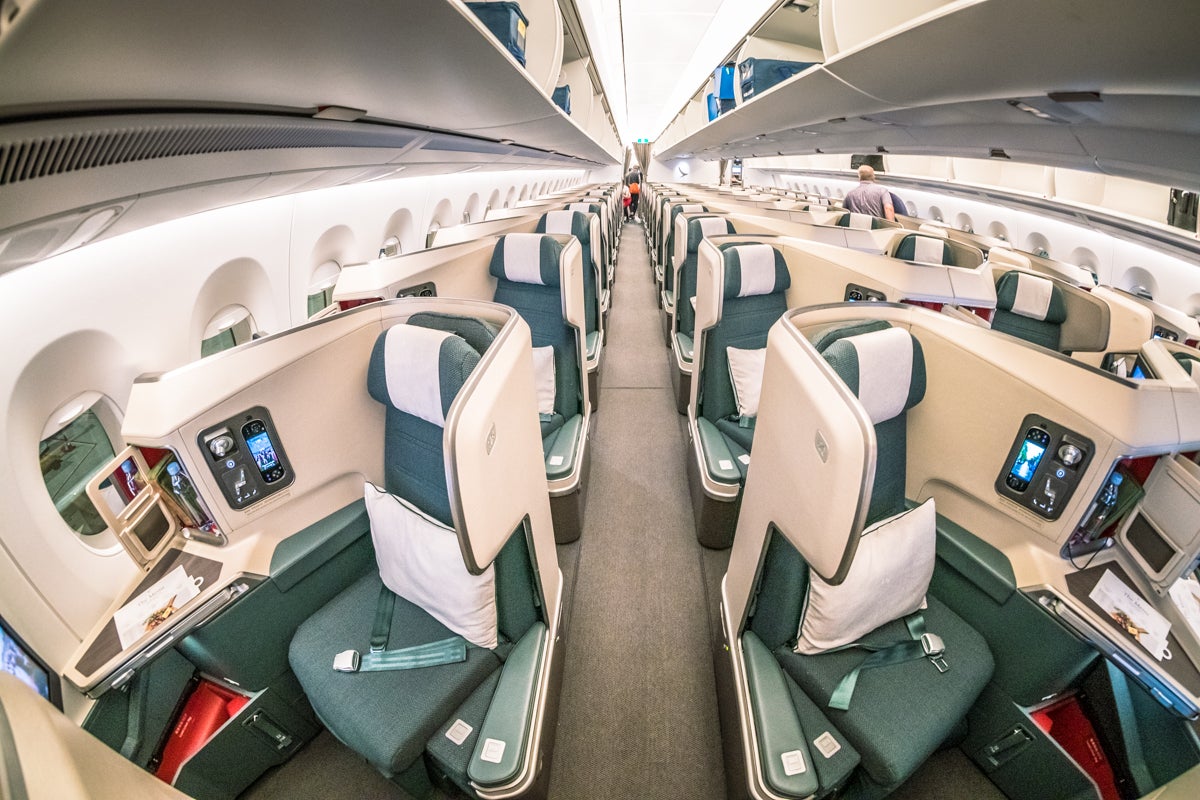 Cathay Pacific Airbus A350-1000 Business Class Cabin Window Seat