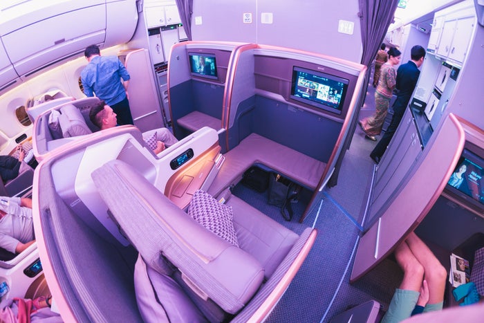 Singapore Airlines Airbus A350 Business Class - Middle Seat Bulk