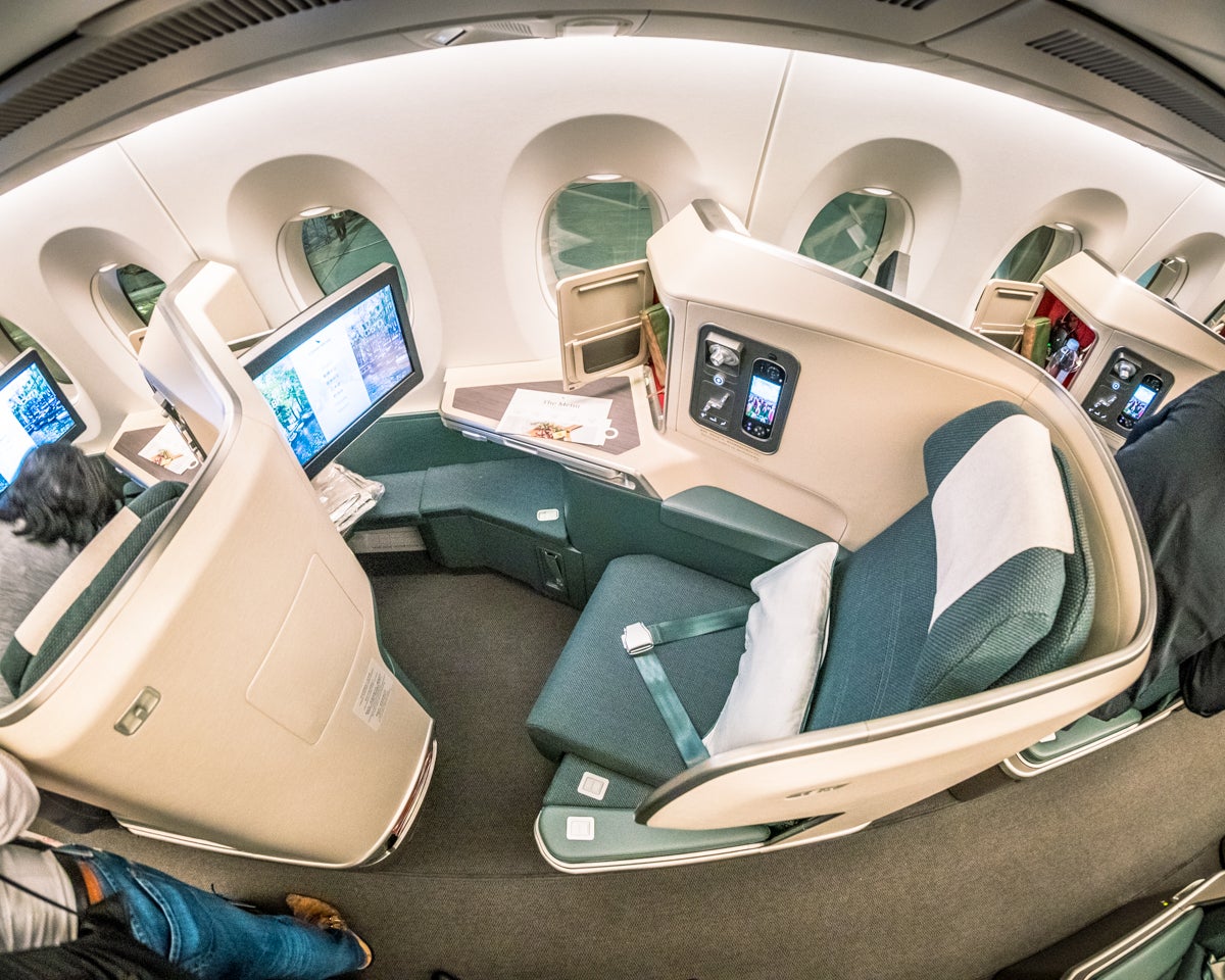 Cathay Pacific Airbus A350 Business Class Window Seat