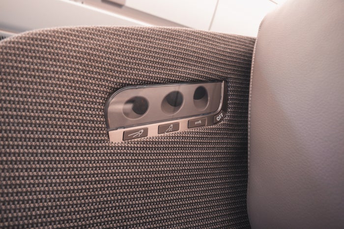 Singapore Airlines Airbus A350 Business Class - Personal Seat Li
