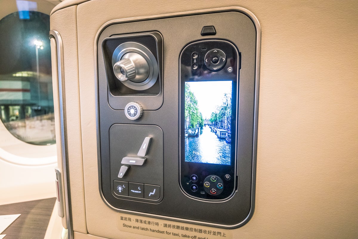 Cathay Pacific Airbus A350 Business Class IFE Remote