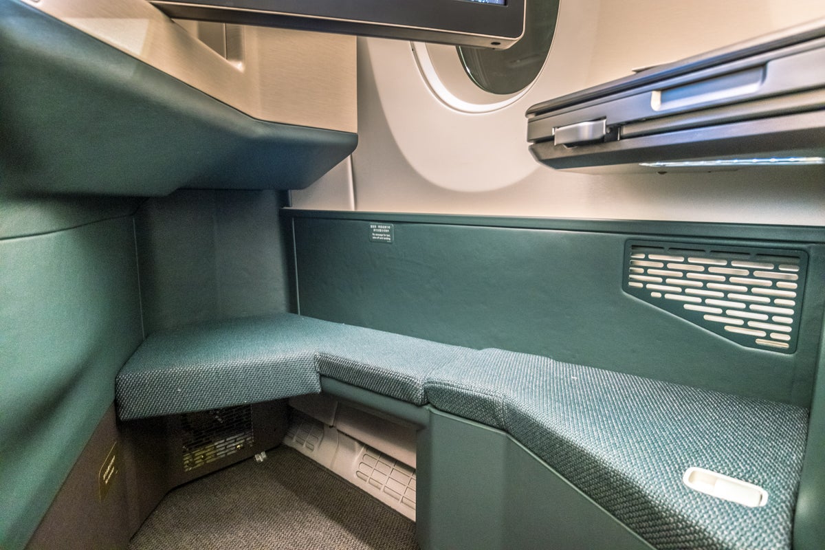 Cathay Pacific Airbus A350 Business Class Floor Storage 