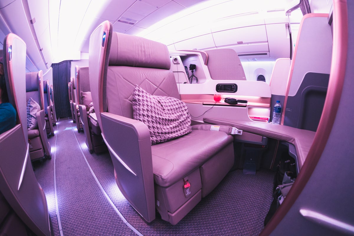 Singapore Airlines Airbus A350 Business Class Seat