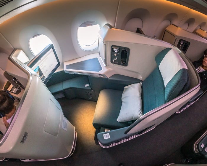 Cathay Pacific Airbus A350 Business Class Window Seat Cathay Pacific Airbus A350 Business Class Window Seat