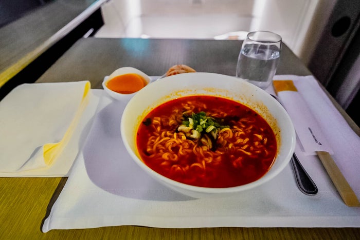 Asiana A380 First Class Ramen Noodles - Cherag Dubash