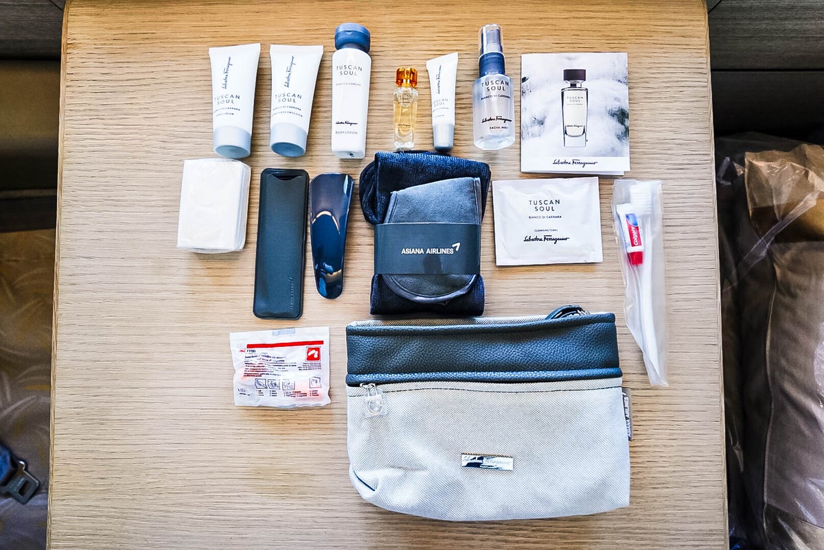 Asiana Airlines A380 First Class Amenity Kit - Cherag Dubash