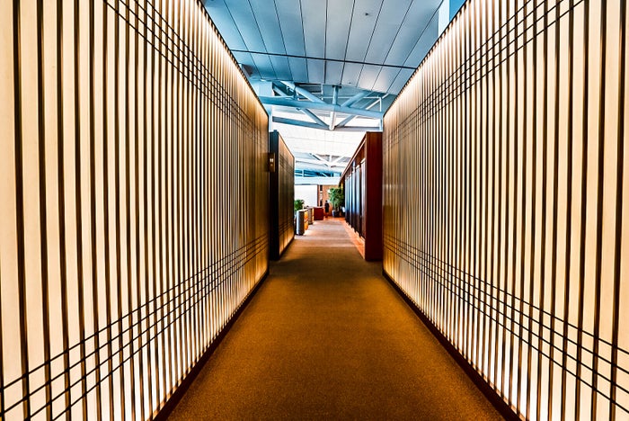 Asiana Airlines A380 First Class Lounge Foyer - Cherag Dubash