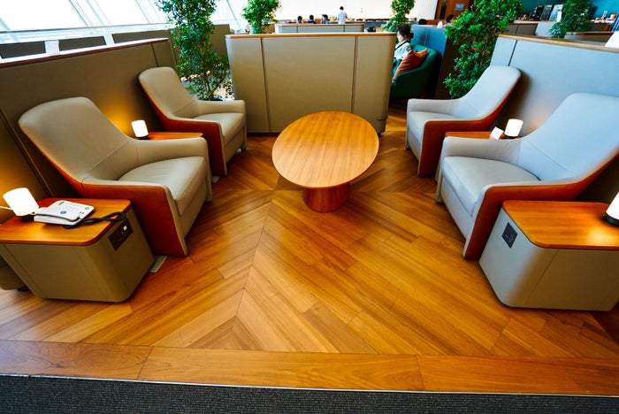 Asiana Airlines A380 First Class Lounge Seating - Cherag Dubash