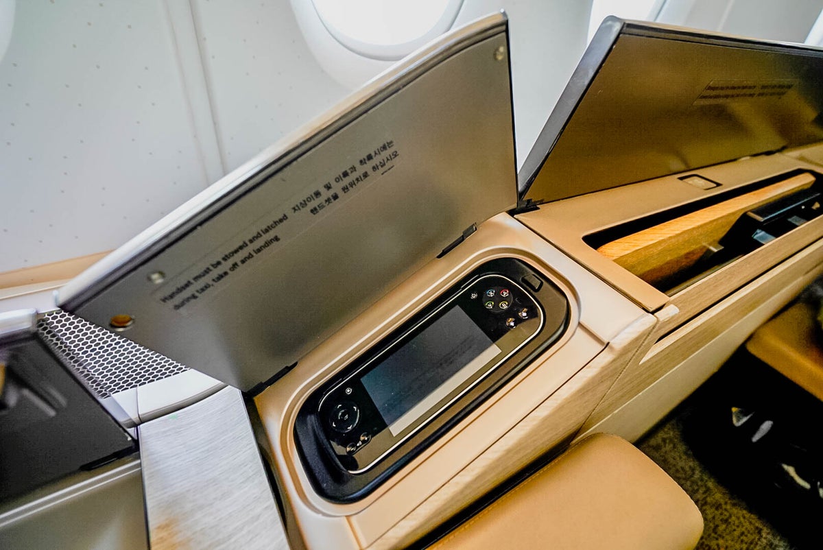 Asiana Airlines A380 First Class Remote Control - Cherag Dubash