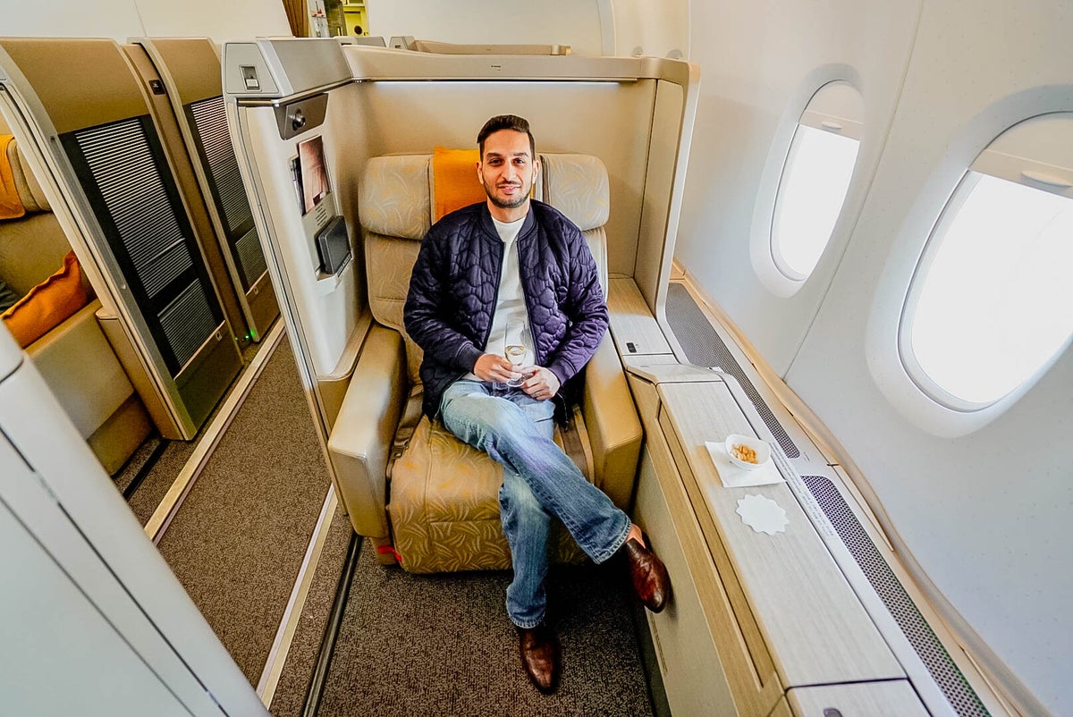 Asiana Airlines A380 First Class Seat 2A - Cherag Dubash