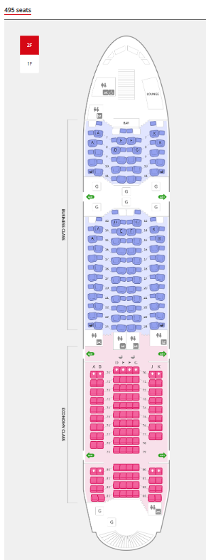 asiana airlines a380 seat map