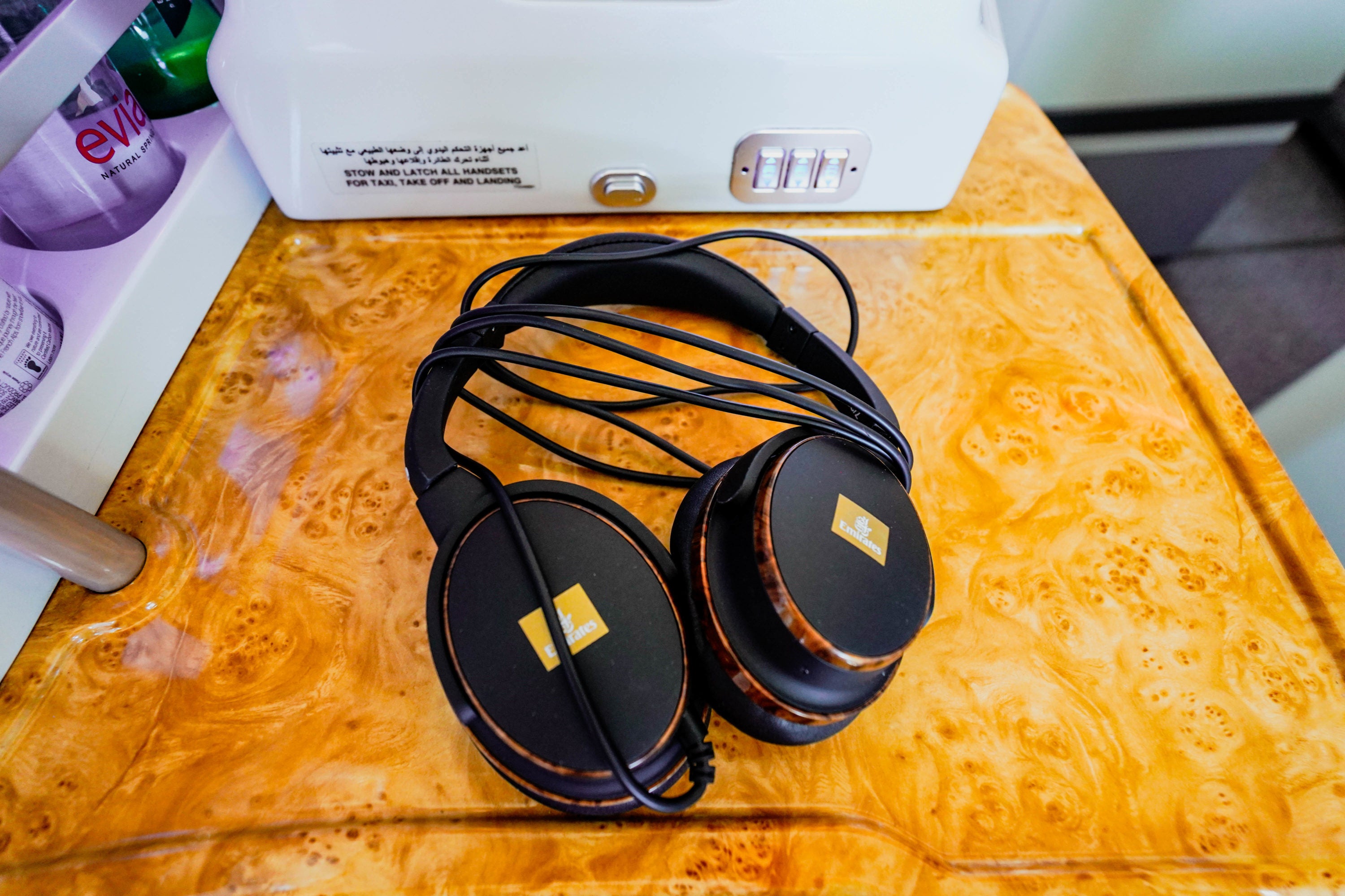 Emirates A380 Business Class - Headphones
