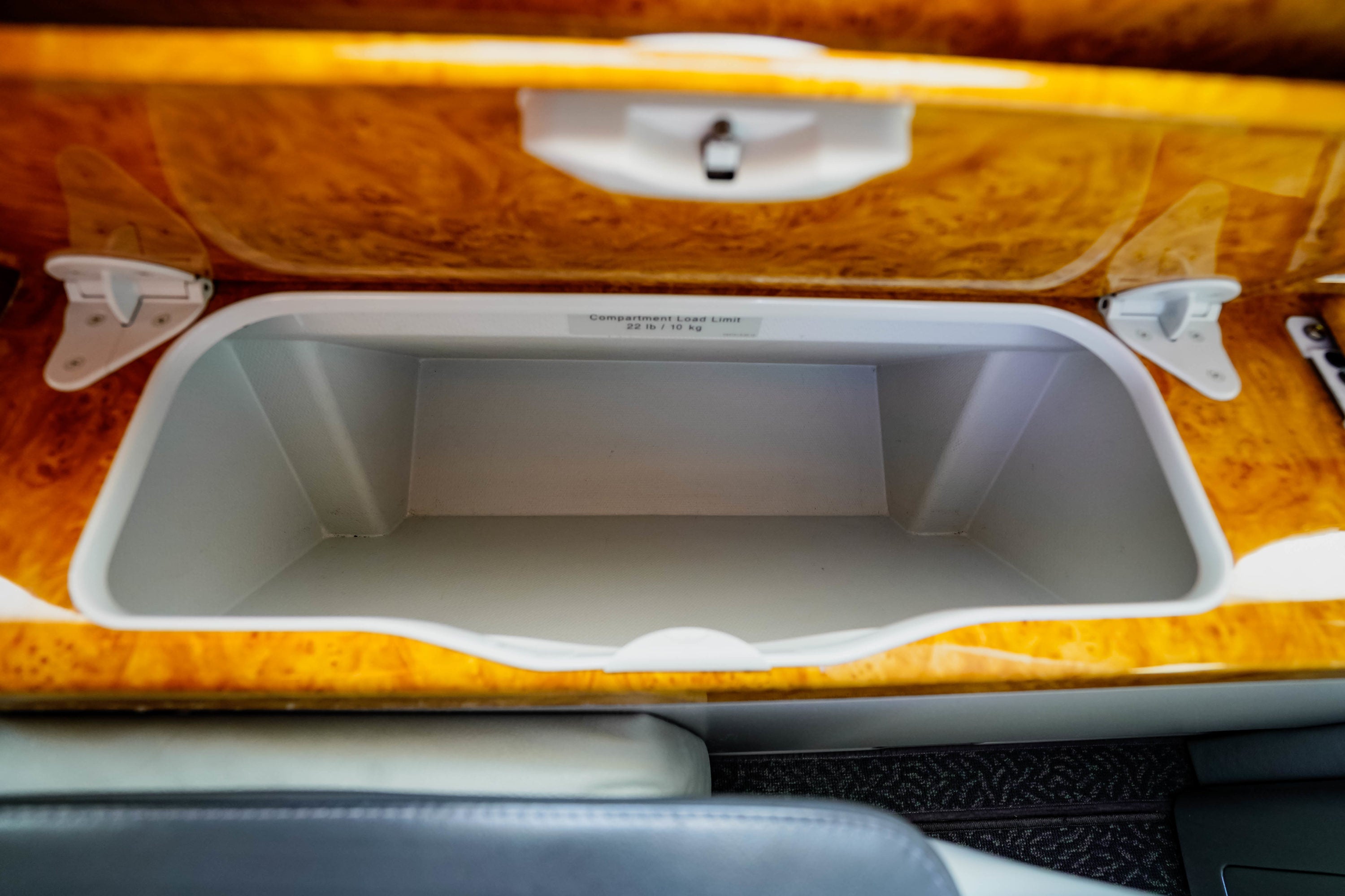 Emirates A380 Business Class Storage Bin