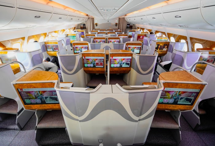 Emirates’ Inaugural World’s Shortest Airbus A380 Flight: Business Class Review (Dubai to Muscat)
