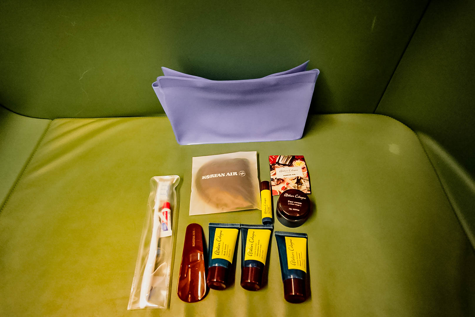 Korean Air Boeing 777 First Class Amenity Kit - Cherag Dubash