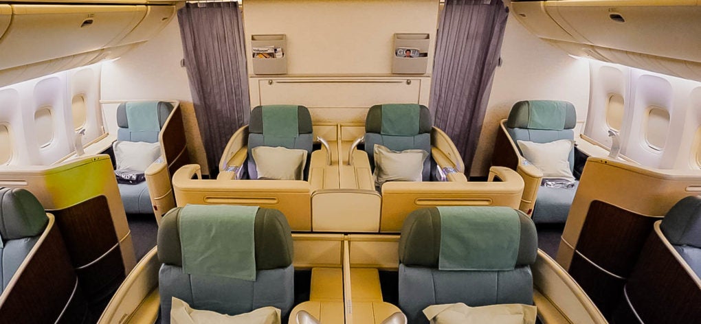 Korean Air - Boeing 777 First Class Cabin - Cherag Dubash