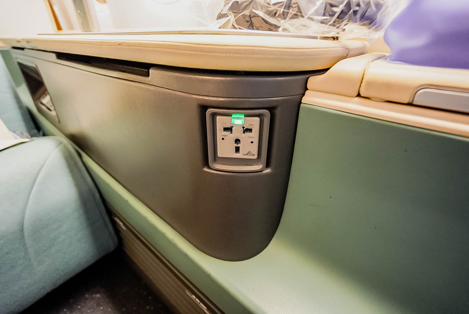 Korean Air Boeing 777 First Class Power Socket - Cherag Dubash