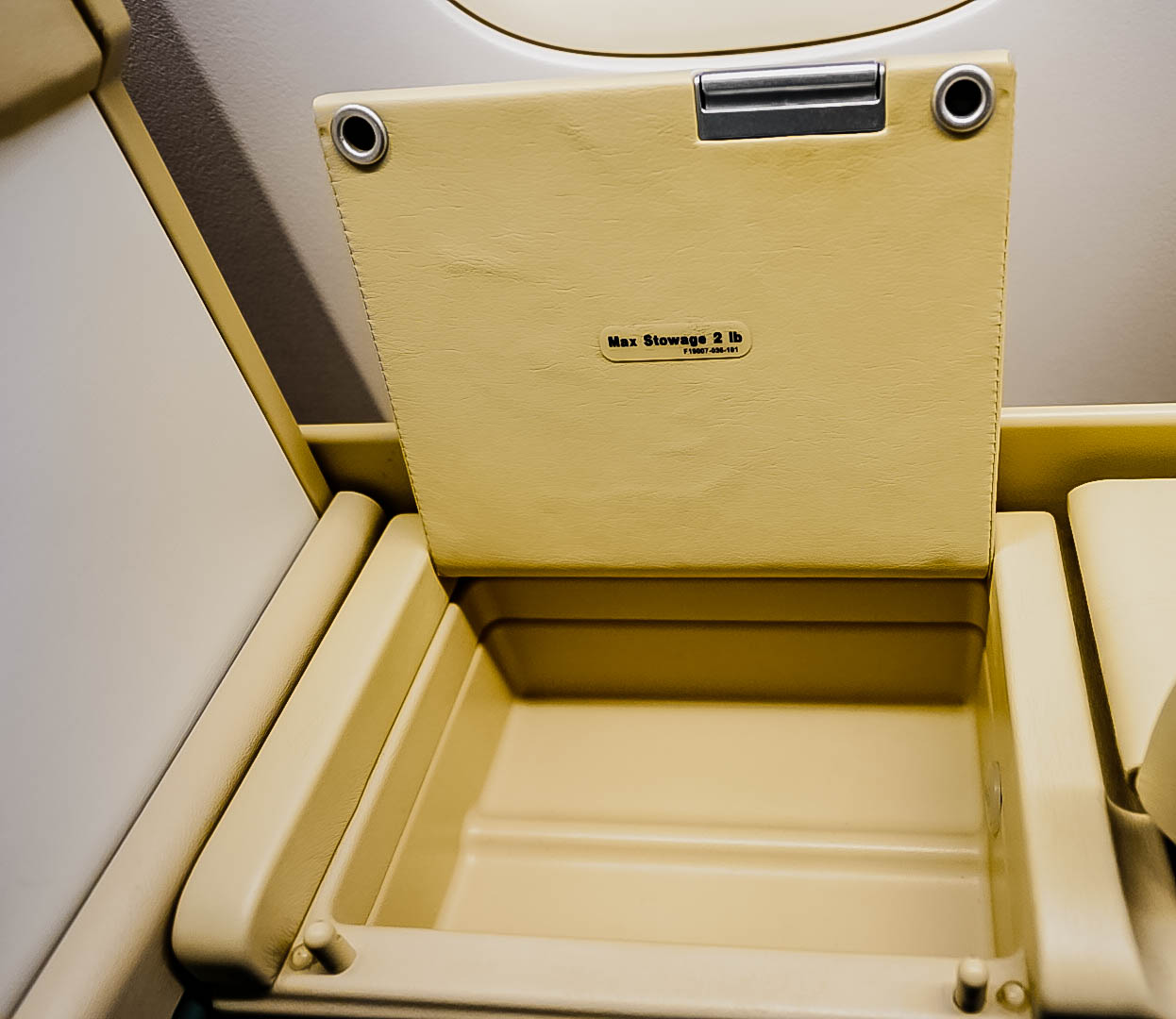 Korean Air Boeing 777 First Class Storage Cherag Dubash
