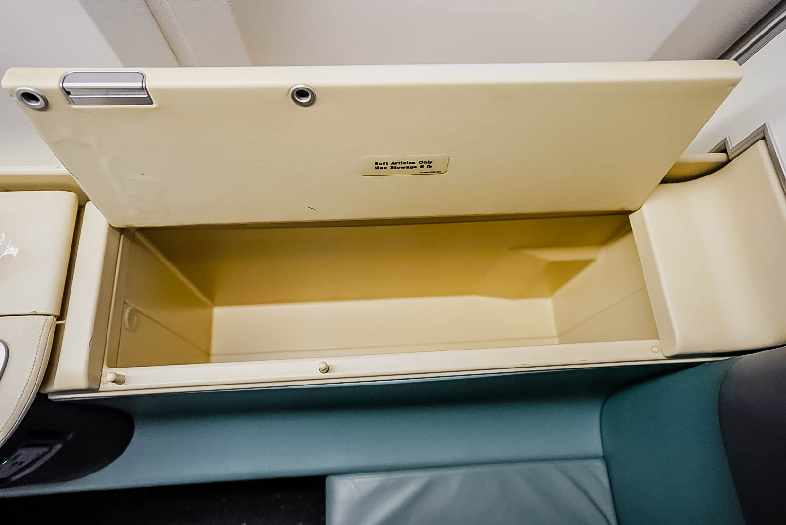 Korean Air Boeing 777 First Class Storage Cherag Dubash