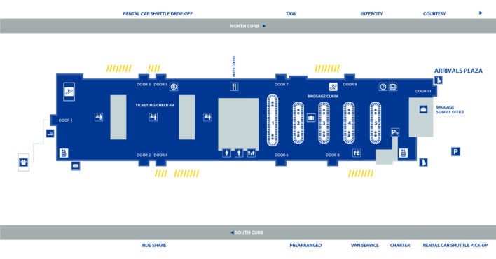sky harbor airport map southwest airlines