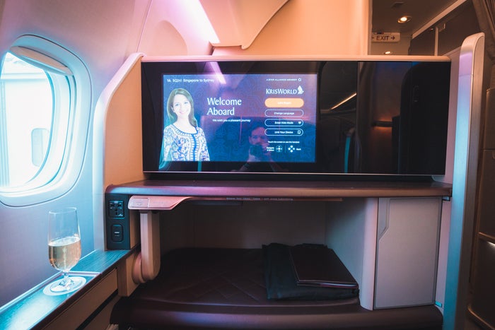 Singapore Airlines Boeing 777 First Class