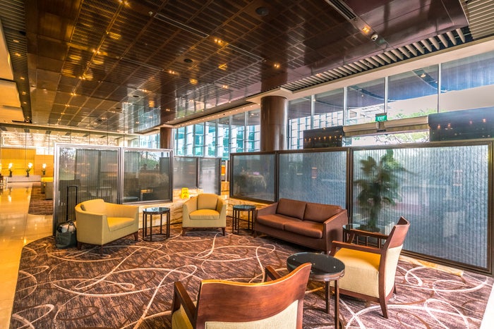 Singapore Airlines First Class Reception