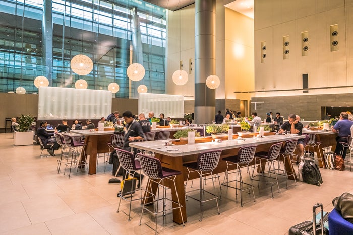 Qatar Airways Al Mourjan Lounge --- Café