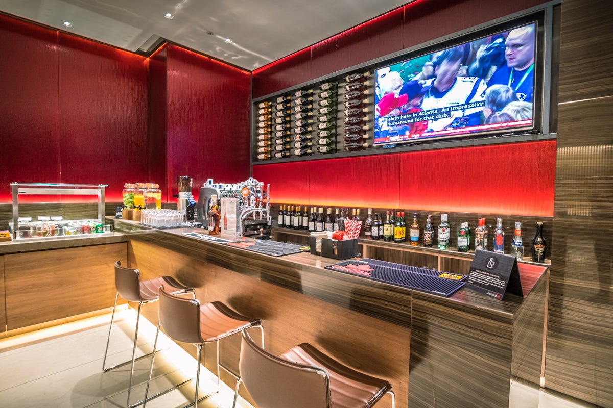 Air Canada Heathrow Lounge Bar and Barista Coffee