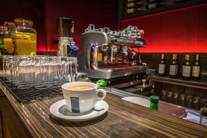 Air Canada Heathrow Lounge --- Barista Coffee