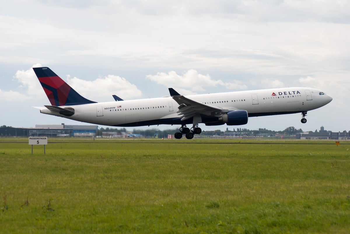 Delta Air Lines Plane Taking Off