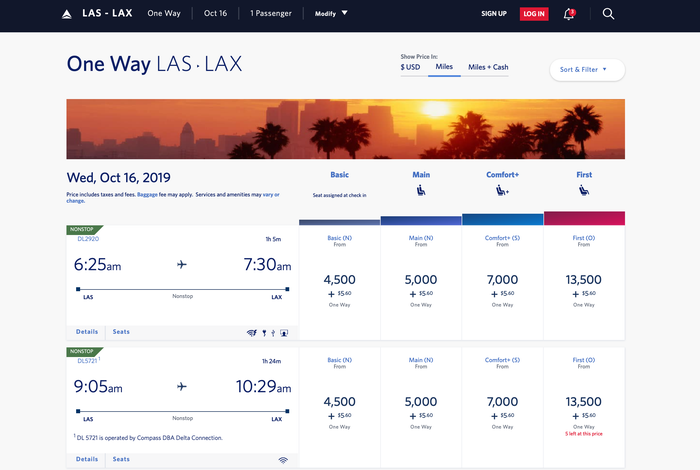 Redeem Delta SkyMiles