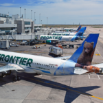 Frontier Airlines Planes at Denver Airport
