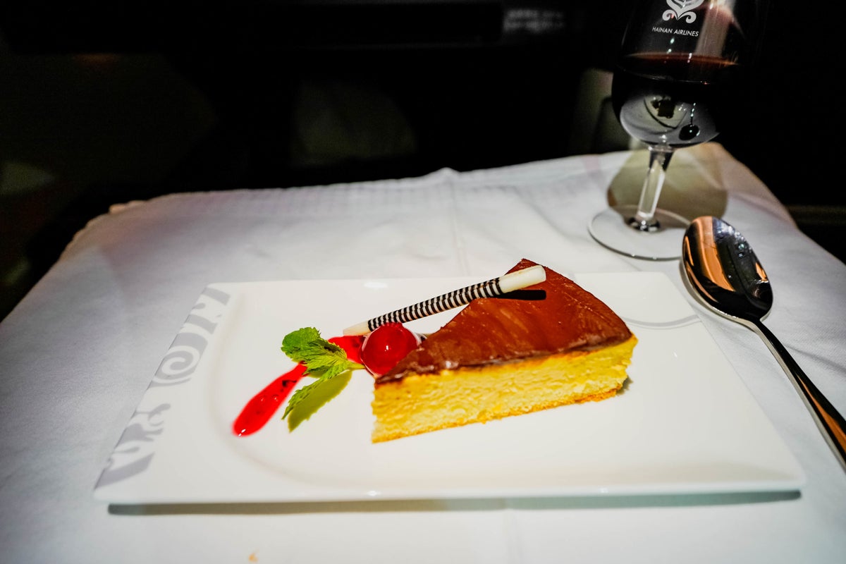 Hainan Airlines A350 Business Class Dessert - Cherag Dubash