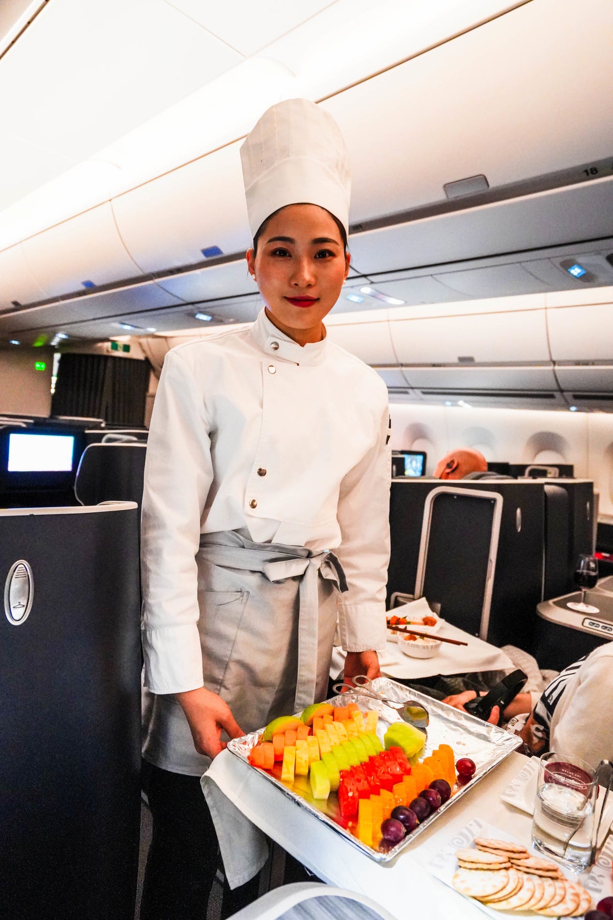 Hainan Airlines A350 Business Class Dessert trolley - Cherag Dubash