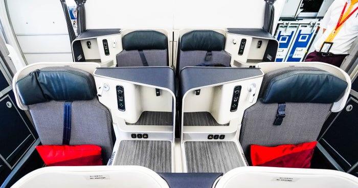 Hainan Airlines A350 Business Class Middle row - Cherag Dubash