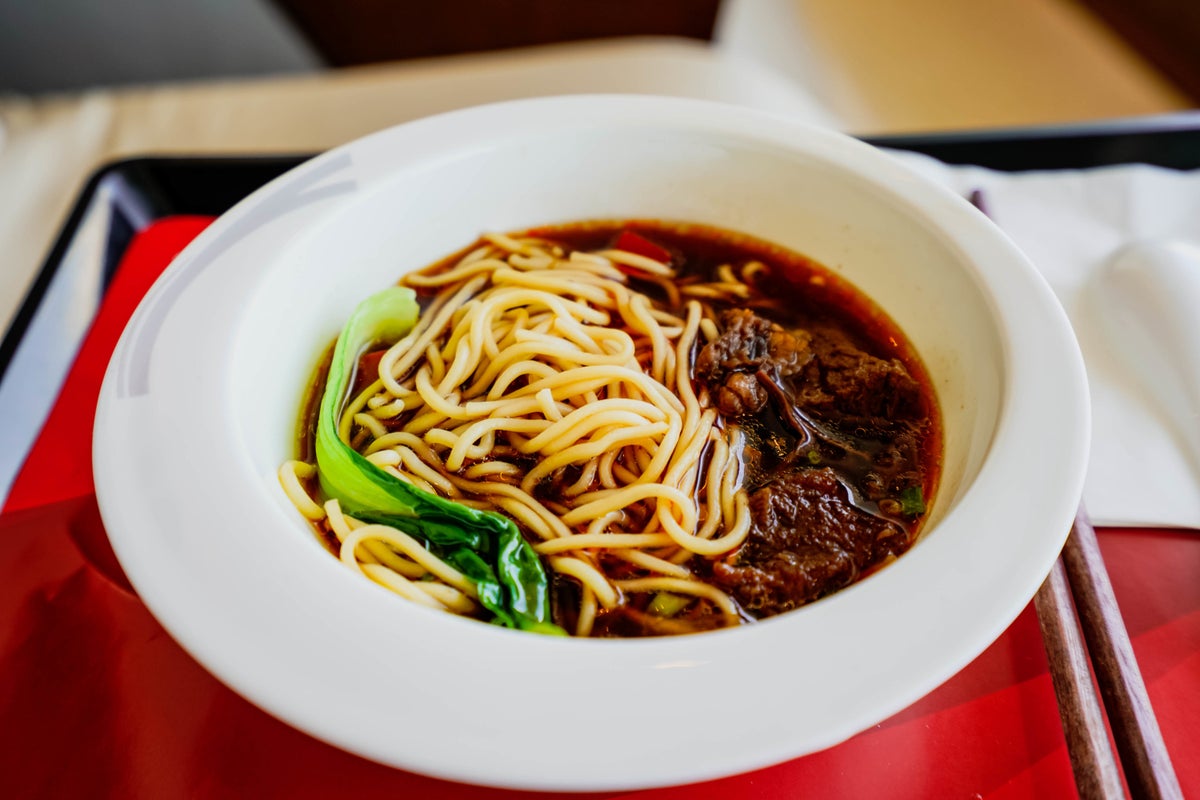 Hainan Airlines HNA Club Noodle Soup - Cherag Dubash