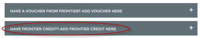 Have Frontier Credit Frontier Credit