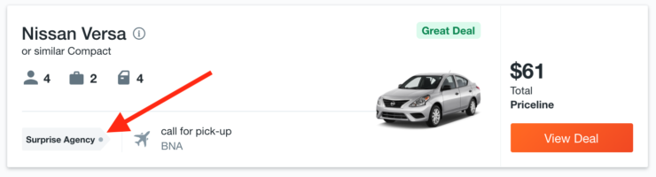 Kayak Rental Cars