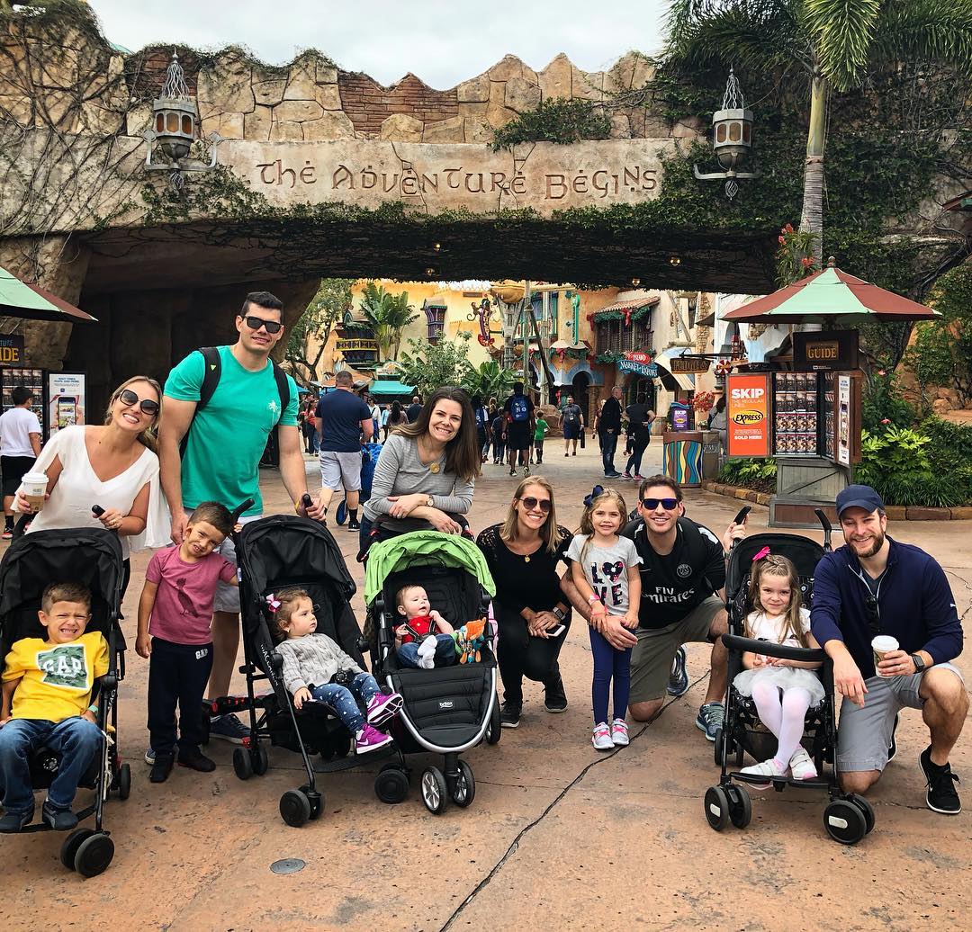 large family group at Universal Islands of Adventure Orlando