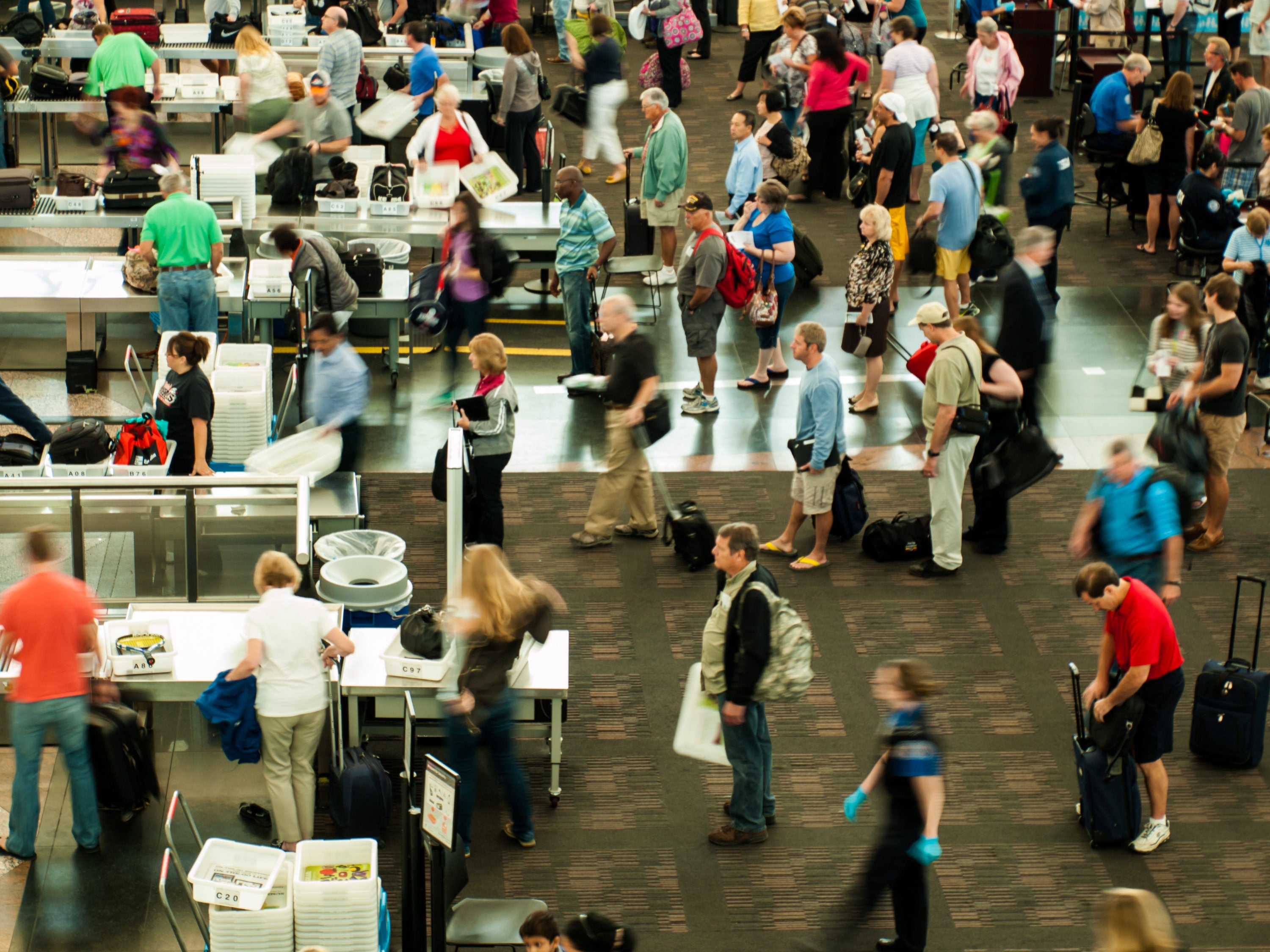 Cruising through the TSA Security Line