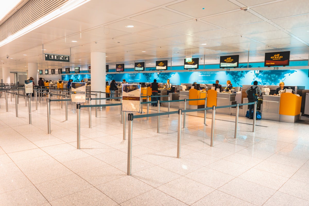 Munich Airport Etihad Check-in