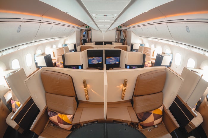 Etihad Airways Boeing 787-9 Business Class Aisle Seats