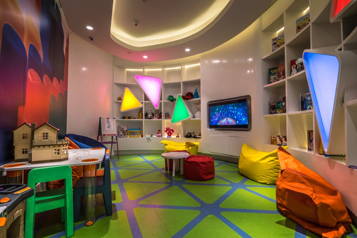Etihad Airways First Class Lounge Abu Dhabi Kids Playroom