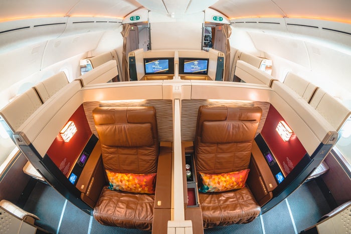 Etihad Airways Boeing 787-9 First Class Middle Seats Etihad Airways Boeing 787-9 First Class Middle Seats