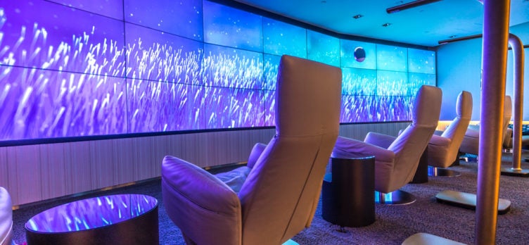 Etihad Airways First Class Lounge Abu Dhabi Relaxation Zone