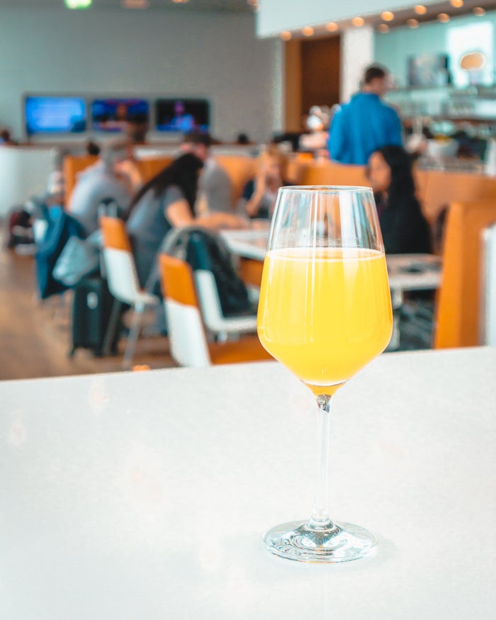 Lufthansa Business Lounge Munich - Mimosa