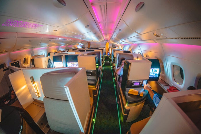 Etihad Airways Airbus A380 Business Class Review [AUH to SYD]