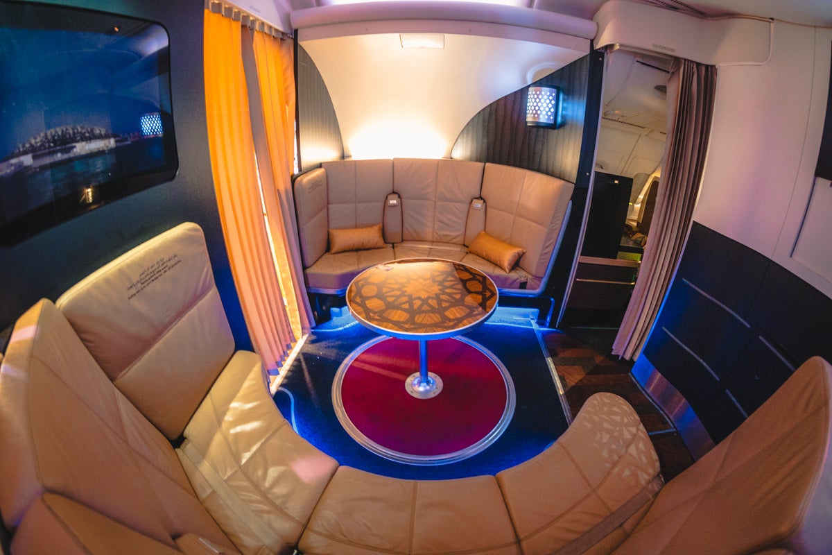 Etihad Airways Airbus A380 Lobby Lounge