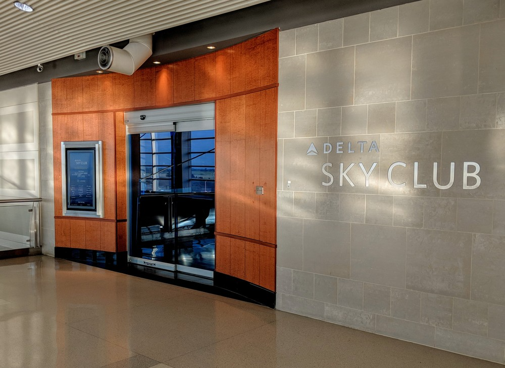 Delta Skylub i lufthavnen