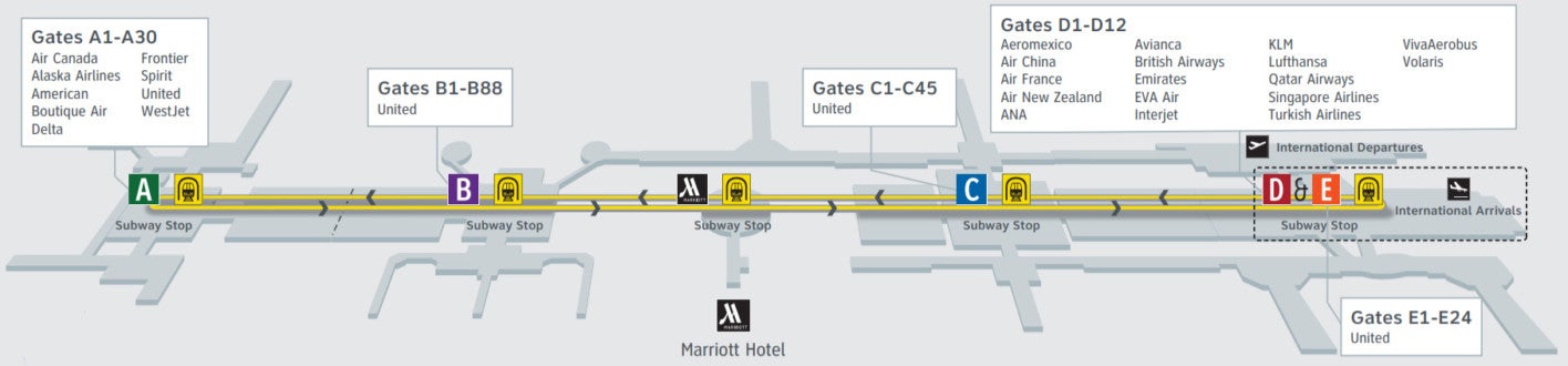 George Bush Intercontinental Airport [IAH] - Terminal Guide [2021]